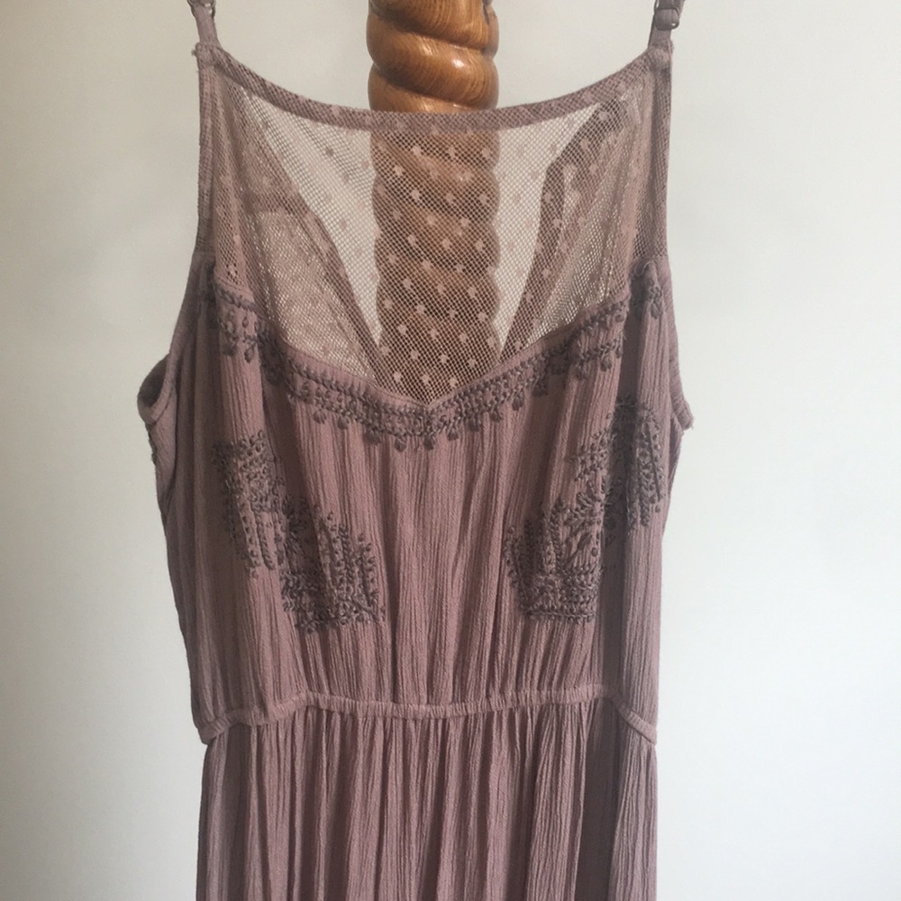 Purple Long Earthbound Dress